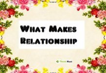 What Makes Relationship