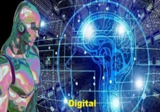 What is Digital Intelligence Quotient? How it’s Important A colorful robot stands next to a digital brain with circuitry, accompanied by the text "Digital Intelligence quotient