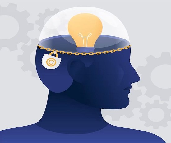 A person's head with a light bulb, symbolizing a change in thinking.